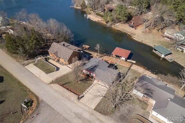 207 Normandie Dr, Bonne Terre, MO 63628 - view from above of property with a large body of water