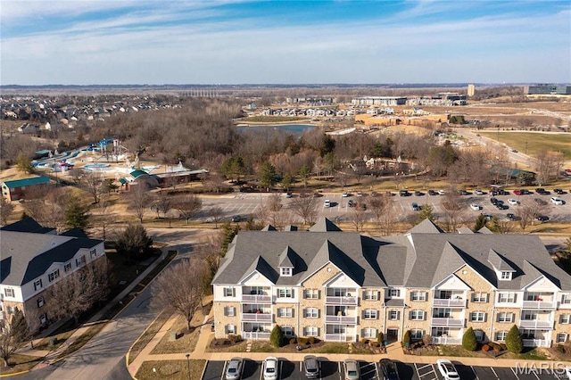 aerial view of property's location