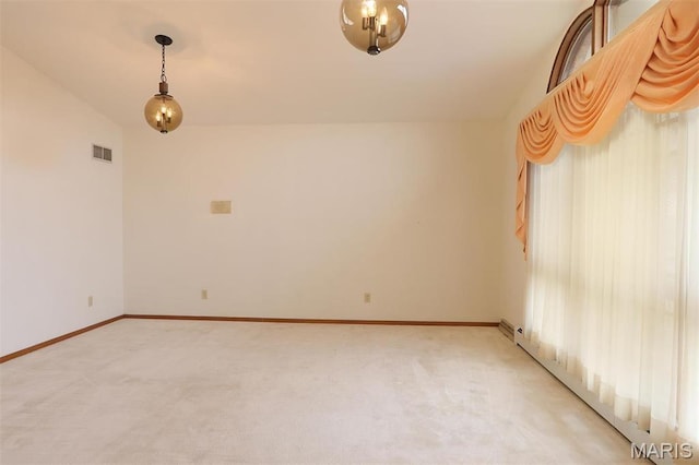8032 Blue Mound Dr, Saint Rose, IL 62230 - unfurnished room with light carpet and baseboards