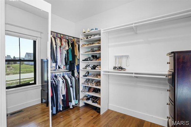 1520 Oglesby Dr, Edwardsville, IL 62025 - spacious closet with wood finished floors