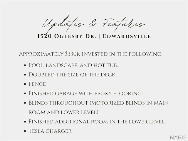 1520 Oglesby Dr, Edwardsville, IL 62025 - view of miscellaneous document