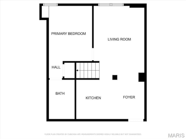 1523 S 10th St Unit 206, Saint Louis, MO 63104 - floor plan / room layout