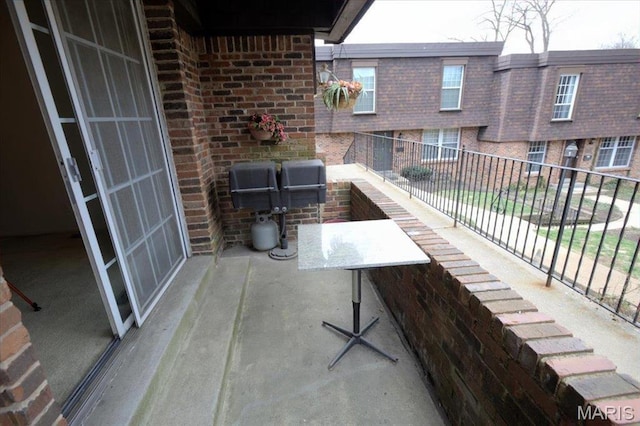 13515 Coliseum Dr Unit A, Chesterfield, MO 63017 - view of patio with a balcony