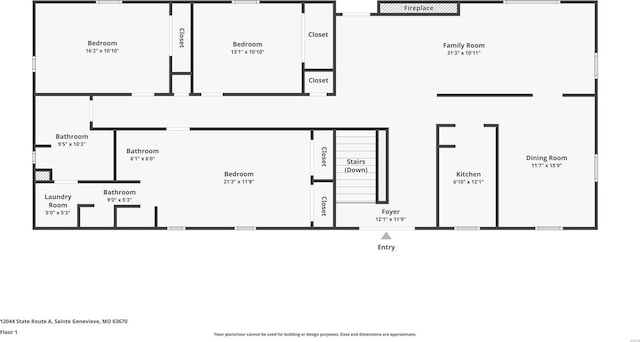12044 State Route A, Saint Genevieve, MO 63670 - room layout
