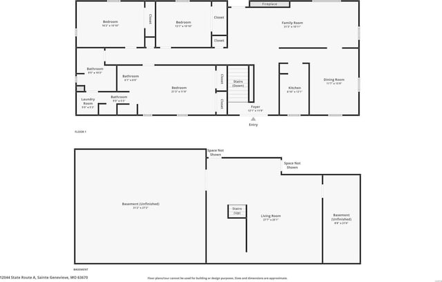 12044 State Route A, Saint Genevieve, MO 63670 - floor plan / room layout