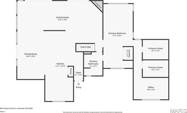 803 S Aspen Point Dr, Innsbrook, MO 63390 - home floor plan