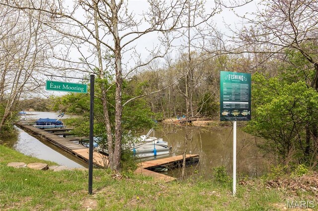 803 S Aspen Point Dr, Innsbrook, MO 63390 - dock with a water view