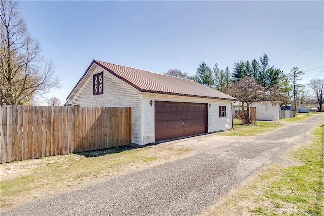 239 Olive St, Rockbridge, IL 62081 - detached garage with fence