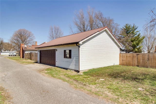 239 Olive St, Rockbridge, IL 62081 - detached garage with fence