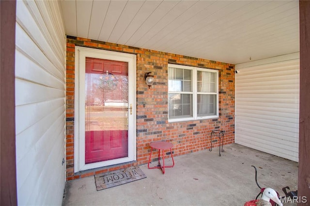 239 Olive St, Rockbridge, IL 62081 - entrance to property featuring covered porch and brick siding