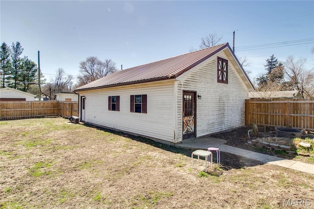 239 Olive St, Rockbridge, IL 62081 - view of side of home with metal roof