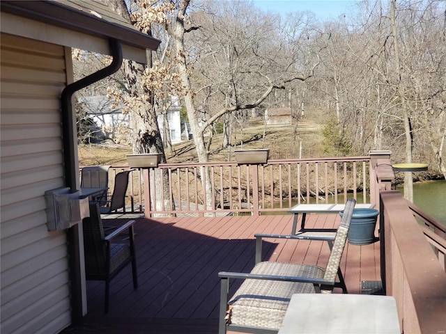 8774 E Chinquapin Ave E, Effingham, IL 62401 - view of wooden deck