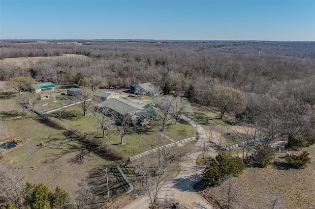 20677 Bend Rd, Crocker, MO 65452 - aerial view of property and surrounding area featuring rural landscape