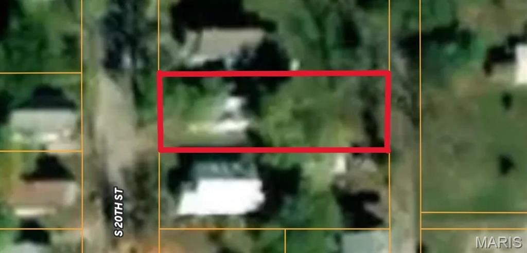 820 S 20th St, Mount Vernon, IL 62864 - aerial view of property's location