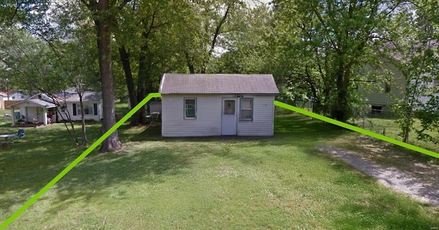 1336 2nd St, Cottage Hills, IL 62018 - view of outdoor structure featuring an outbuilding