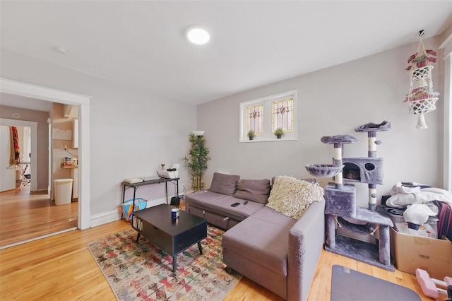 5044 Lindenwood Ave, Saint Louis, MO 63109 - living room with wood finished floors and baseboards
