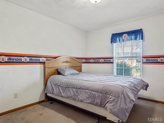 100 Fairway Dr, Waterloo, IL 62298 - carpeted bedroom with baseboards