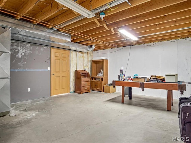 100 Fairway Dr, Waterloo, IL 62298 - view of unfinished basement