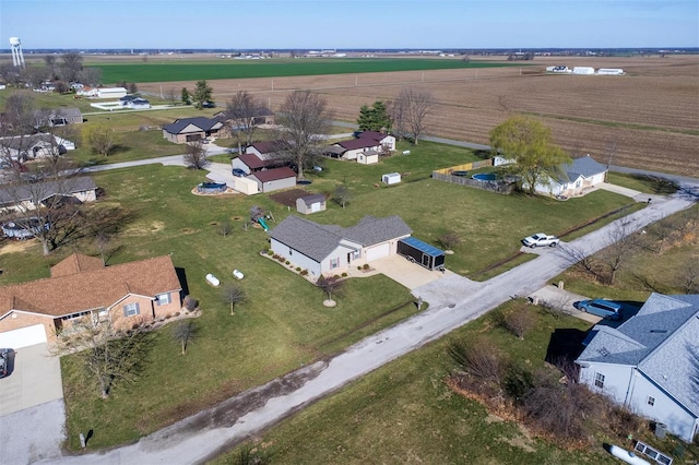 15919 Candy Corner Ln, Carlyle, IL 62231 - aerial view of property and surrounding area with rural landscape