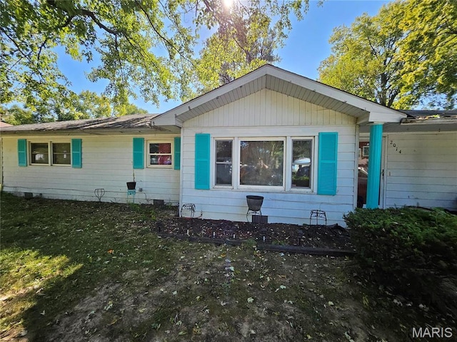 view of front of property