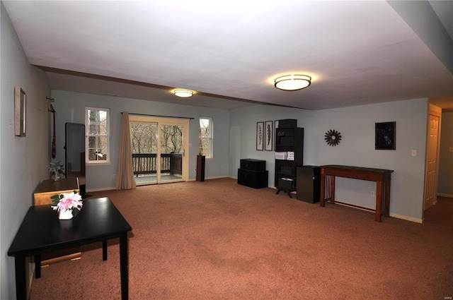 4072 Osage Rdg, House Springs, MO 63051 - living room with baseboards and carpet flooring
