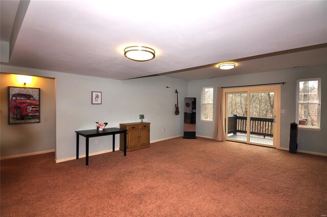 4072 Osage Rdg, House Springs, MO 63051 - living room featuring carpet and baseboards