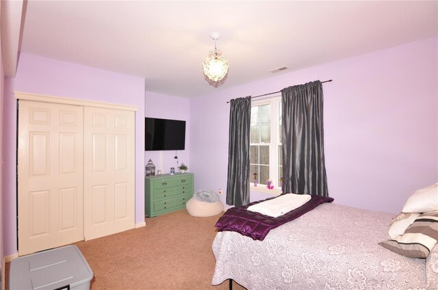 4072 Osage Rdg, House Springs, MO 63051 - bedroom featuring carpet floors and a closet