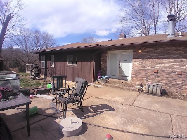 4158 Walker Hl, De Soto, MO 63020 - view of patio featuring entry steps