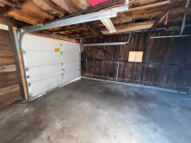 4720 Goethe Ave, Saint Louis, MO 63116 - garage with wood walls
