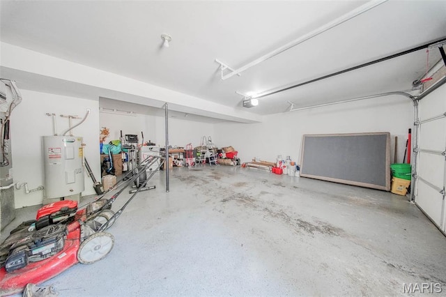 24478 Trolley Ln, Saint Robert, MO 65584 - garage with water heater and a garage door opener