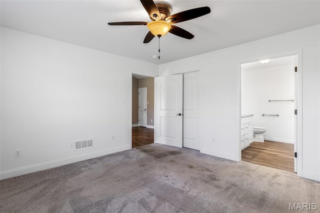 533 Windsor Ln, Farmington, MO 63640 - unfurnished bedroom featuring carpet floors, baseboards, and ensuite bath