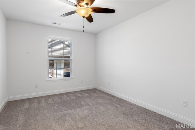 533 Windsor Ln, Farmington, MO 63640 - carpeted empty room with baseboards and a ceiling fan