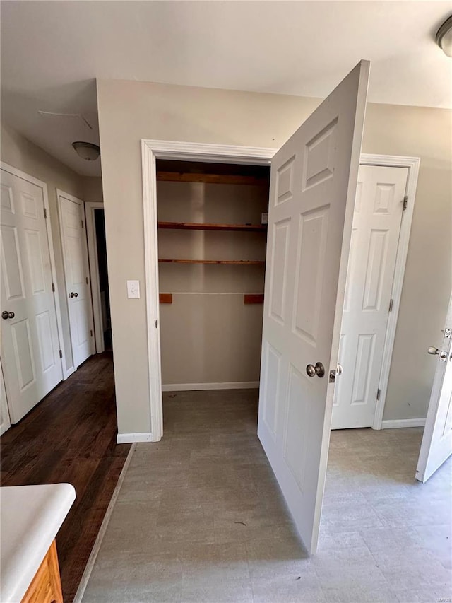 view of closet