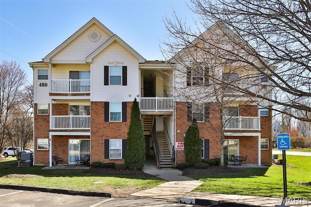 480 Benton Dr Unit J, Saint Peters, MO 63376 - view of building exterior with stairway