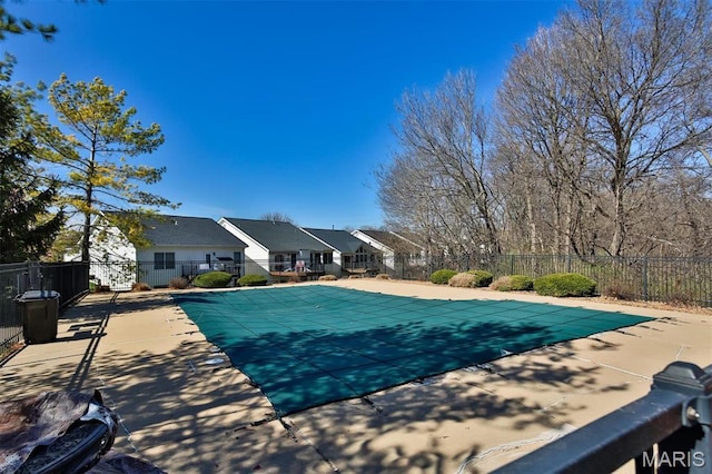 480 Benton Dr Unit J, Saint Peters, MO 63376 - view of swimming pool with fence and a patio