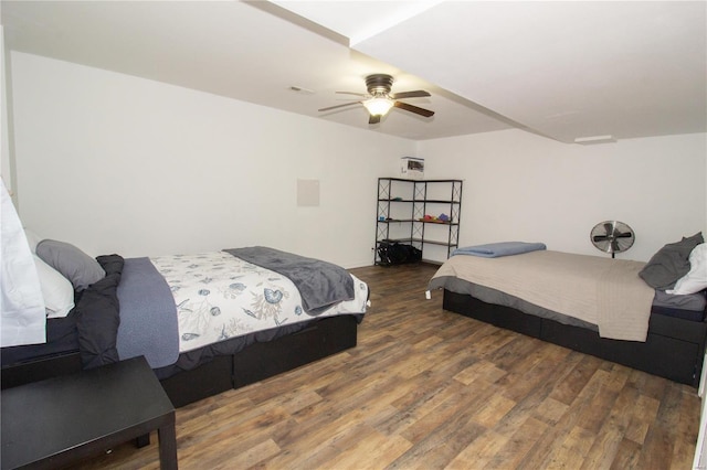 21680 N Horizonway N, Saint Robert, MO 65584 - bedroom with wood finished floors and a ceiling fan