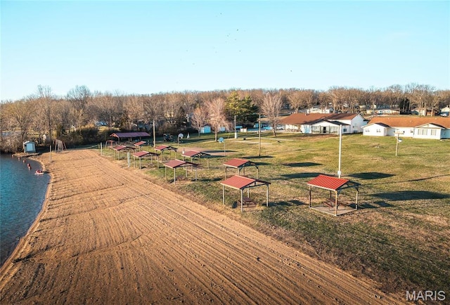 1382 Osage Rd, Cuba, MO 65453 - view of property's community featuring a lawn and view of wooded area