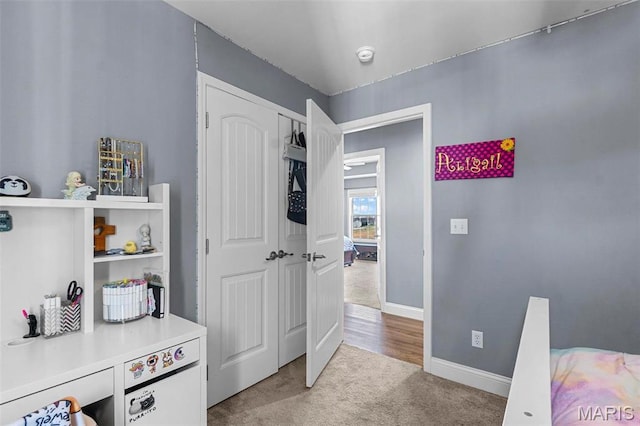 602 County Road 441, Jackson, MO 63755 - bedroom with light carpet, baseboards, and a closet