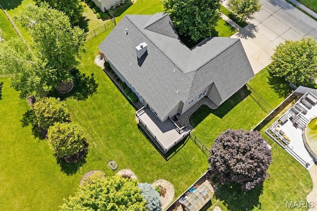 724 E Wesley Dr, Ofallon, IL 62269 - view from above of property
