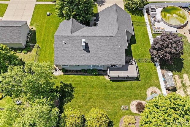 724 E Wesley Dr, Ofallon, IL 62269 - view from above of property