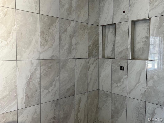 bathroom view of a tile shower