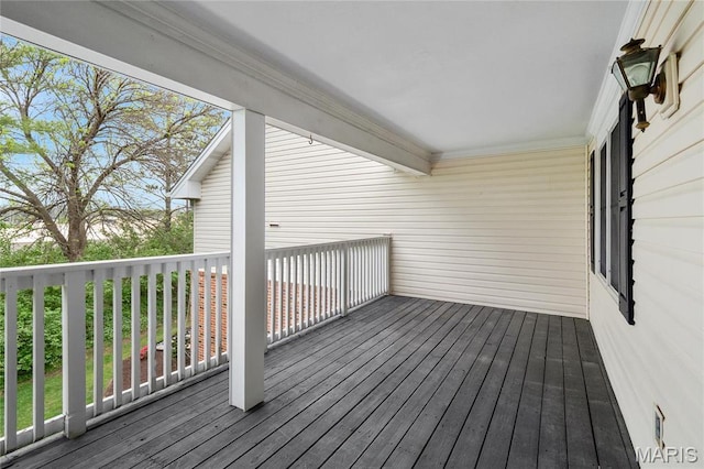 7310 Westover Colonial Ln, Saint Louis, MO 63119 - view of wooden deck