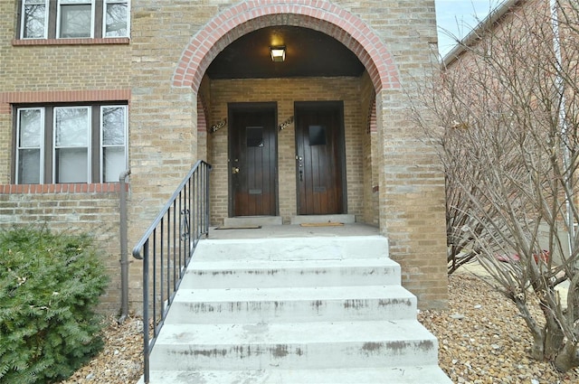 7227 Dartmouth Ave, Saint Louis, MO 63130 - property entrance with brick siding