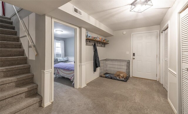 15105 Transit Rd, Saint Robert, MO 65584 - hall with carpet flooring and stairs