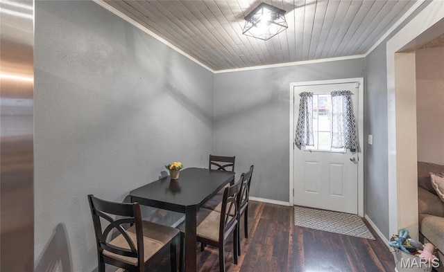 15105 Transit Rd, Saint Robert, MO 65584 - dining room with ornamental molding, wood finished floors, and baseboards