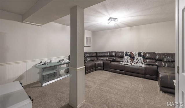 15105 Transit Rd, Saint Robert, MO 65584 - carpeted living area featuring wainscoting