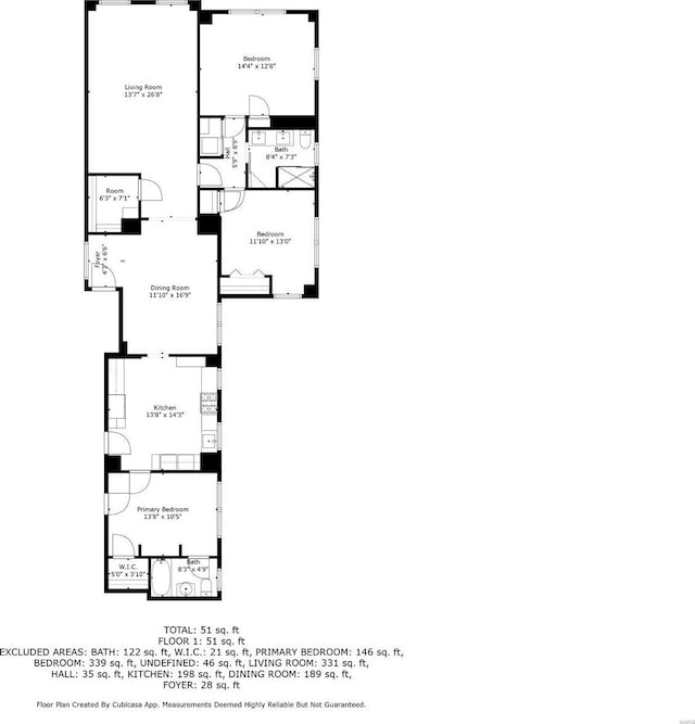 4440 Lindell Blvd Unit 701, Saint Louis, MO 63108 - floor plan / room layout