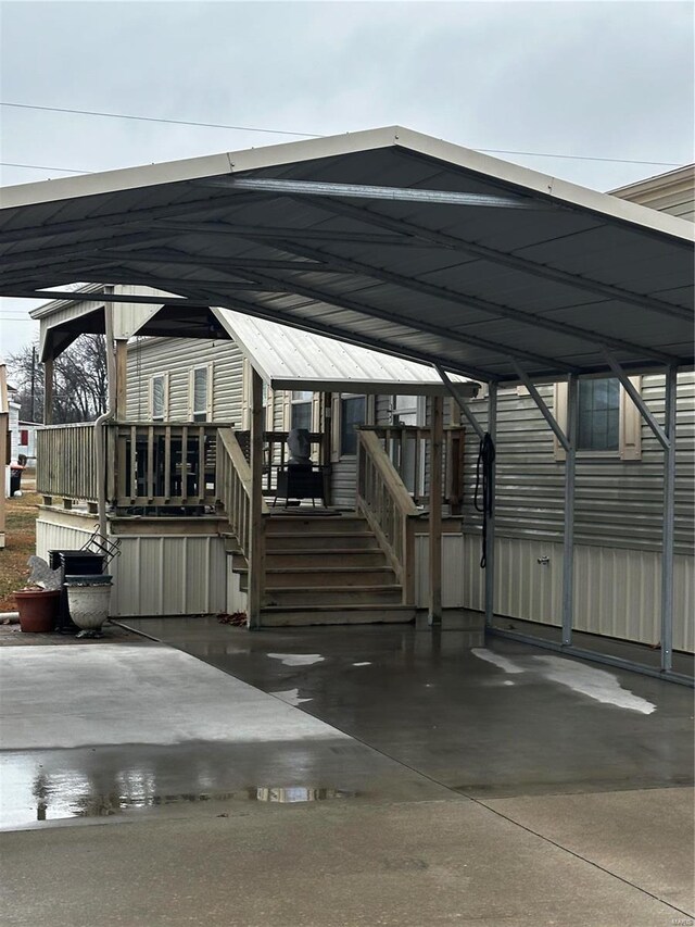610 W Maple St, Advance, MO 63730 - view of car parking featuring a carport
