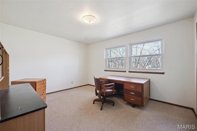 32 Oak Forest Dr, Saint Charles, MO 63303 - office area with light colored carpet and baseboards