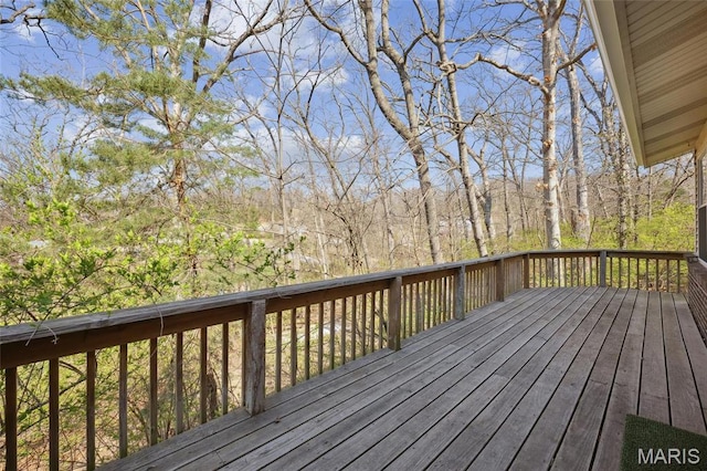 32 Oak Forest Dr, Saint Charles, MO 63303 - view of wooden deck